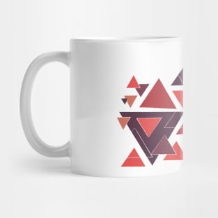 Modern Abstract Triangle Pattern Mug